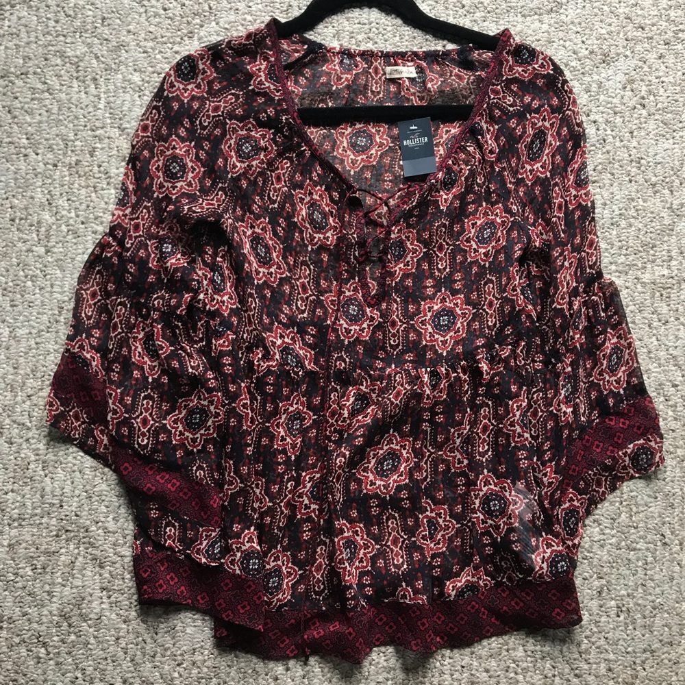 Sheer Bohemian Blouse